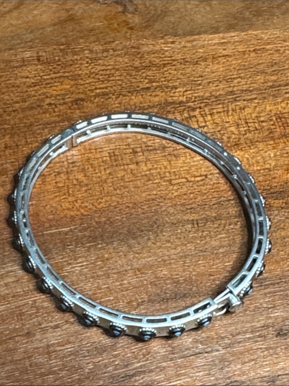 925 sterling Silver Bracelet with Turquoise Accents - Picture 4 of 7